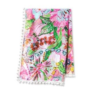 Lilly Pulitzer for Target Nosey Posey Colorful Floral Scarf